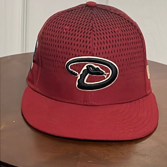 🔥ARIZONA DIAMONDBACKS Authentic MLB New Era 59Fifty Fitted Hat 6 7/8 - PERFECT! - Picture 1 of 9